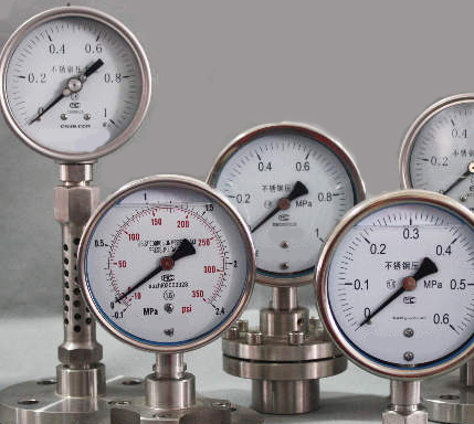耐高温隔膜压力表