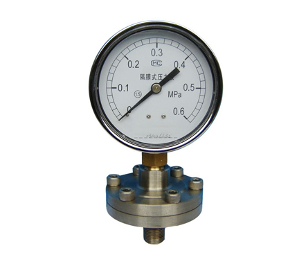 螺纹连接隔膜压力表
